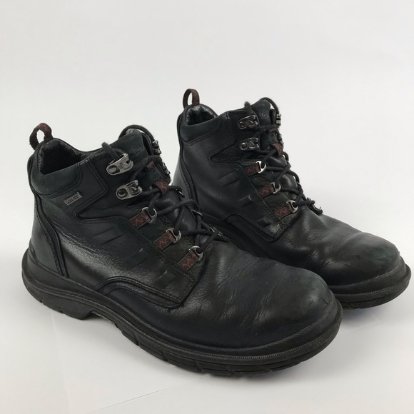 clarks gore tex black shoes